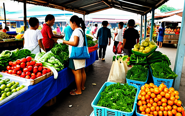 제로웨이스트와 환경 교육의 중요성 - Sustainable Market Scene**

Prompt: A bustling Thai marketplace with vendors selling fresh produce a...